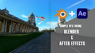 Simple VFX Using Blender and After effects Malayalam  BLENDER  AFTER EFFECTS TUTORIAL [upl. by Katheryn]