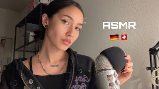 ASMR ☆ in GERMAN whispers mic scratching mouth sounds [upl. by Xaviera]