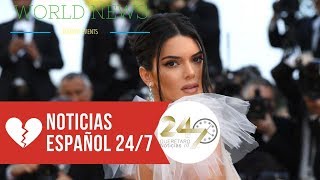 Kendall Jenner con otro vestido transparente en Cannes [upl. by Nahgrom]