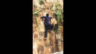 Rock wall Climbing  fort wall Climbing siddavatam kota [upl. by Maris]