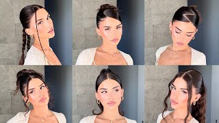 CUTE amp EASY UPDO HAIRSTYLES [upl. by Leeke]