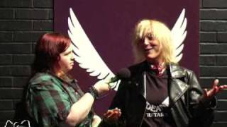 Barbara Schenker Interview at Dean Guitars owners Party London 2009 [upl. by Raymond]