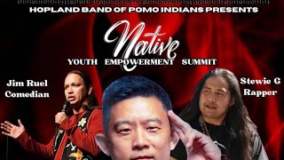 Native Youth Empowerment Summit  Hopland Rez 2024  Stewie G Performance [upl. by Esyned]