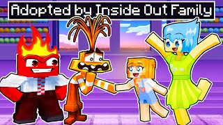 Adopted by INSIDE OUT 2 Family in Minecraft [upl. by Eatnod]