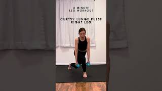 Curtsy Lunge strength strengthtraining toneup [upl. by Gerk720]