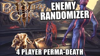 🔴 BG3 Randomizer 4 Player Honor Mode Permadeath [upl. by Atinra]