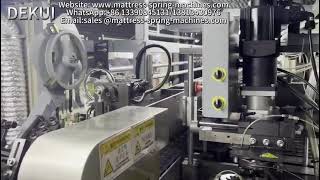 Automatic mattress spring production line [upl. by Dinsmore]