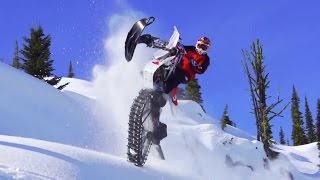 Ronnie Renner Snow Biking in Idaho Backcountry [upl. by Tod8]