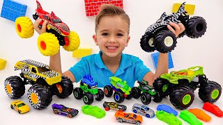 Vlad and Niki play and have fun with New Toy Cars and Playsets [upl. by Manlove]