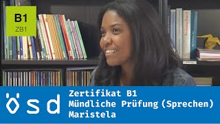 ÖSD Zertifikat B1 – Mündliche Prüfung Sprechen [upl. by Htieh664]