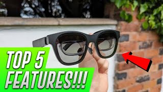 NREAL AIR AR glasses top 5 features you need to know [upl. by Aikehs]