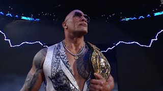 The Rock RETURNS at WWE BAD BLOOD 2024 [upl. by Keffer]