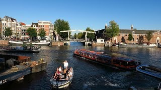 Magere bridge in Amsterdam  Magere brug Amsterdam [upl. by Tsenrae]