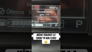 Tracker 10 Turbo fazendo 19 kml 😮😮😮 tracker trackerturbo turbo [upl. by Lahcsap]