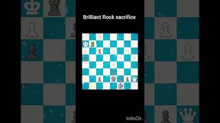 Brilliant Rook sacrifice by chess master ♟️ [upl. by Lontson]