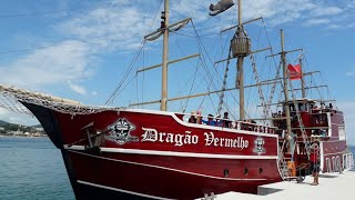 Barco Pirata Dragão Vermelho  Bombinhas SC [upl. by Sterrett]