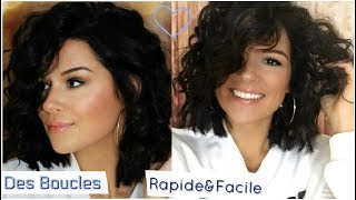 DES BOUCLES SUR CHEVEUX COURT │Facile amp Rapide [upl. by Montanez613]