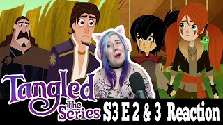 PAPPA IS HOME  Tangled The Series Season 3 Episode 2 amp 3 Reaction  Zamber Reacts [upl. by Mert]