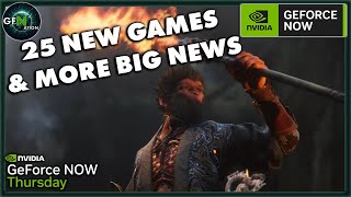 GeForce NOW News  25 New Games amp BIG Gamescom Announcements [upl. by Lowson]