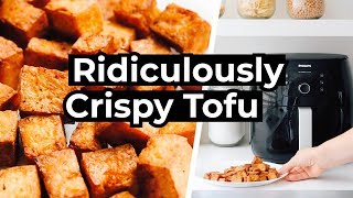 Ridiculously Crispy Air Fryer Tofu [upl. by Rodolfo]