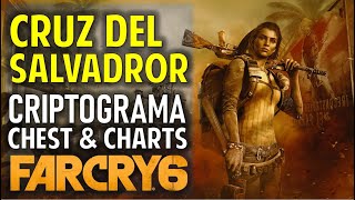 Cruz Del Salvador Criptograma Chest amp Charts Locations  Valle De Oro  FAR CRY 6 Collectibles [upl. by Roydd101]