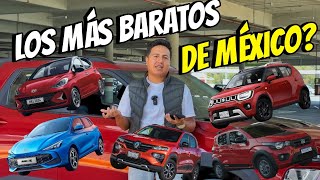 10 AUTOS MÁS BARATOS DE MÉXICO ¿VALEN LA PENA  TOP [upl. by Ahsyle]