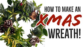 Unleash Your Creativity DIY Christmas Wreath Tutorial [upl. by Vivia549]