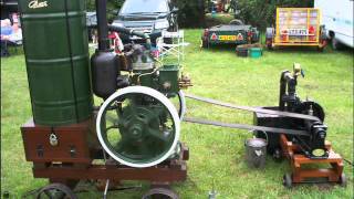 Stationary Engines at The 25th Essex Country Show Barleylands 2011 [upl. by Rambert]