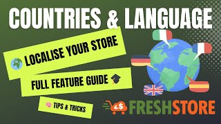 How to set the countries and change the AI language for your affiliate store [upl. by Averyl]