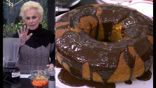 Bolo de cenoura com cobertura de chocolate  Ana Maria Braga [upl. by Ileak]