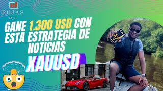 LA MEJOR ESTRATEGIA🥇PARA OPERAR NOTICIAS EN EL ORO 💹GANA MUCHO DINERO😎🤯 [upl. by Tsiuqram718]