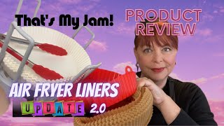 AIR FRYER LINER REVIEW 20  This Kit Has THREE Different Liners Including Silicone and Waxed [upl. by Aikal]