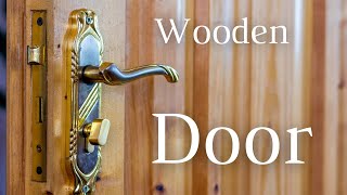 Old Wooden Doors  Open and Close  with Creaking Sound Effect [upl. by Soirtimid]