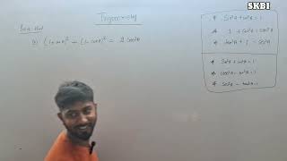 Trigonometry 11  Trigonometric Identities [upl. by Xella]