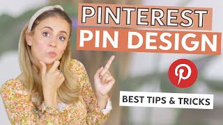 Pinterest Pin Design 5 Tips to Create Pins that GO VIRAL [upl. by Bronnie]