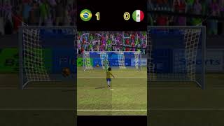 Brazil vs Mexico best penalty match highlights efootballmobile fifa efootball efootball2024 [upl. by Myron]