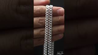 Diamond Cut Cuban Link VS Regular Cuban Link Chain [upl. by Gae]