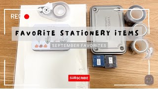 Favorite Stationery Items  September 2024 [upl. by Wilonah]