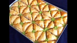 Tereyağlı Cevizli El Açması Baklava Evde Nasıl Yapılır [upl. by Hammock70]