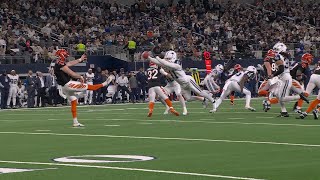 Puntblock gone wrong Cowboys block leads to Bengals recovery at critical moment [upl. by Maia372]