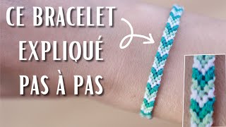 Tuto débutante  bracelet brésilien 3 couleurs ✨ Marion Blush [upl. by Yrrem]