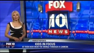 Kids in Focus 2016 Exhibit on Fox 10 News [upl. by Ysus]