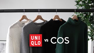 Uniqlo vs COS  Who Makes the Best Knitwear [upl. by Sinai]