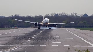 30 MINS of Crosswind Arrivals at London Gatwick Airport  Plane spotting at London Gatwick Airport [upl. by Hayyifas]