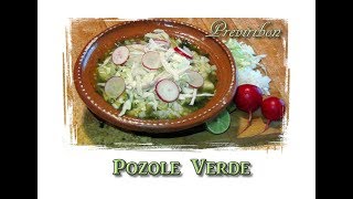 Pozole Verde con Rajas de Chile Poblano video 189 [upl. by Nahgiem703]