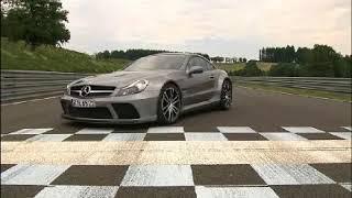 New Mercedes AMG SL65 Black Series on the Race Track [upl. by Richara]