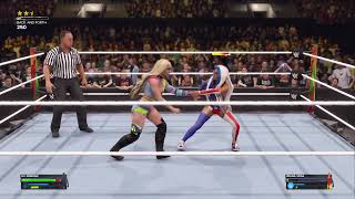 WWE 2K24 Money in the Bank Liv Morgan vs Zelina Vega Womans Championship fight [upl. by Ahsienaj382]