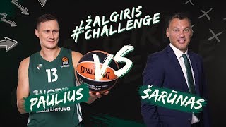 ZalgirisChallenge Paulius Jankunas vs Sarunas Jasikevicius [upl. by Utham]