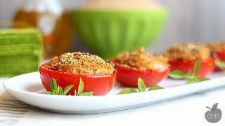 POMODORI RIPIENI al forno con COUS COUS  Buonissimi e LIGHT con POCHISSIMI GRASSI  Stuffed Tomato [upl. by Yblek665]