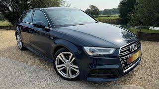 2017 AUDI A3 20 TFSI S LINE 5d 188 BHP [upl. by Archaimbaud56]